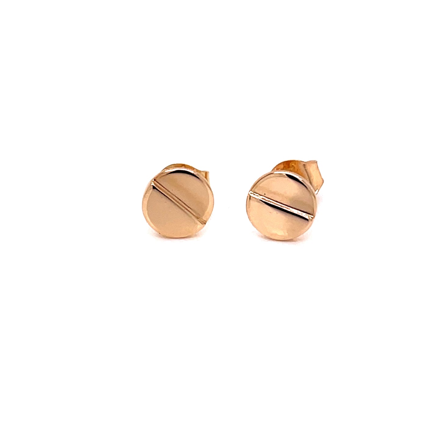 Yellow Gold Screw Head Earring Gardiner Brothers