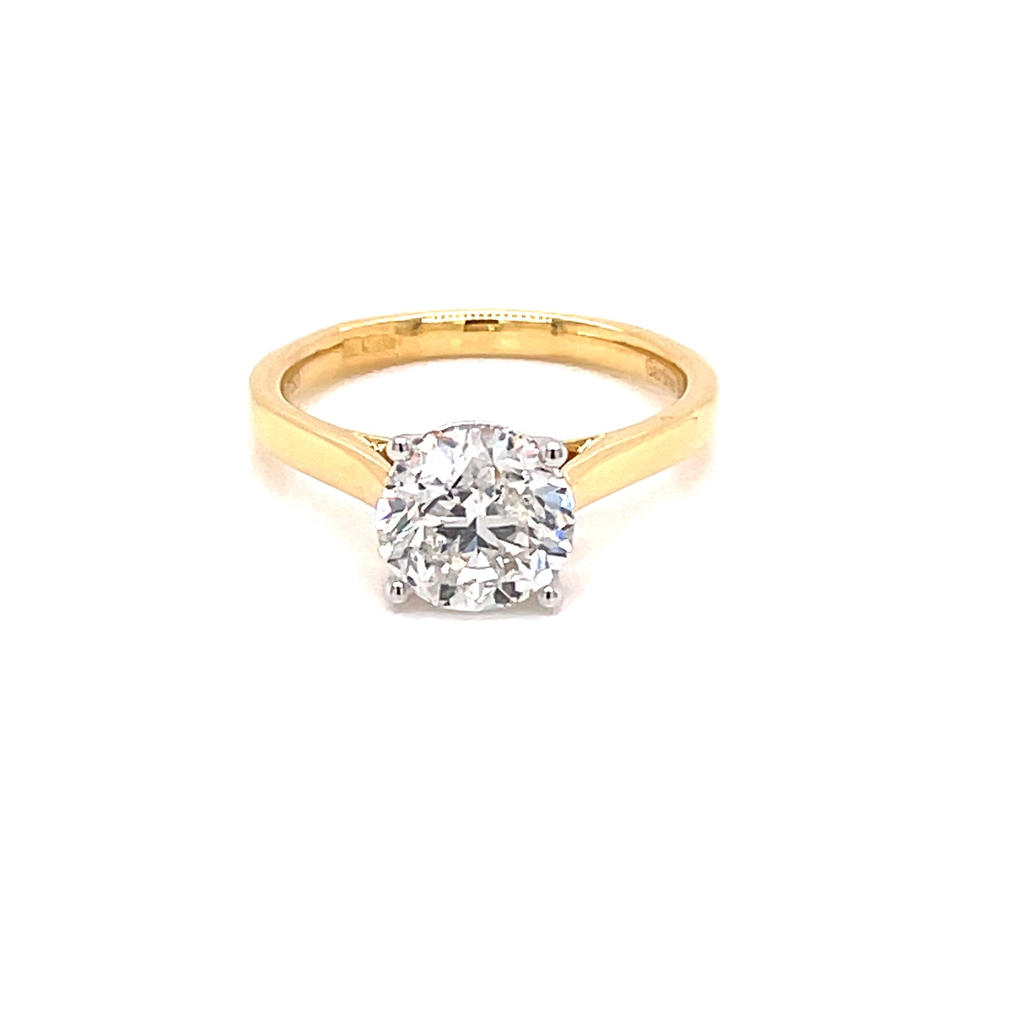Round Brilliant Cut Diamond Solitaire Ring - 2.01cts Gardiner Brothers