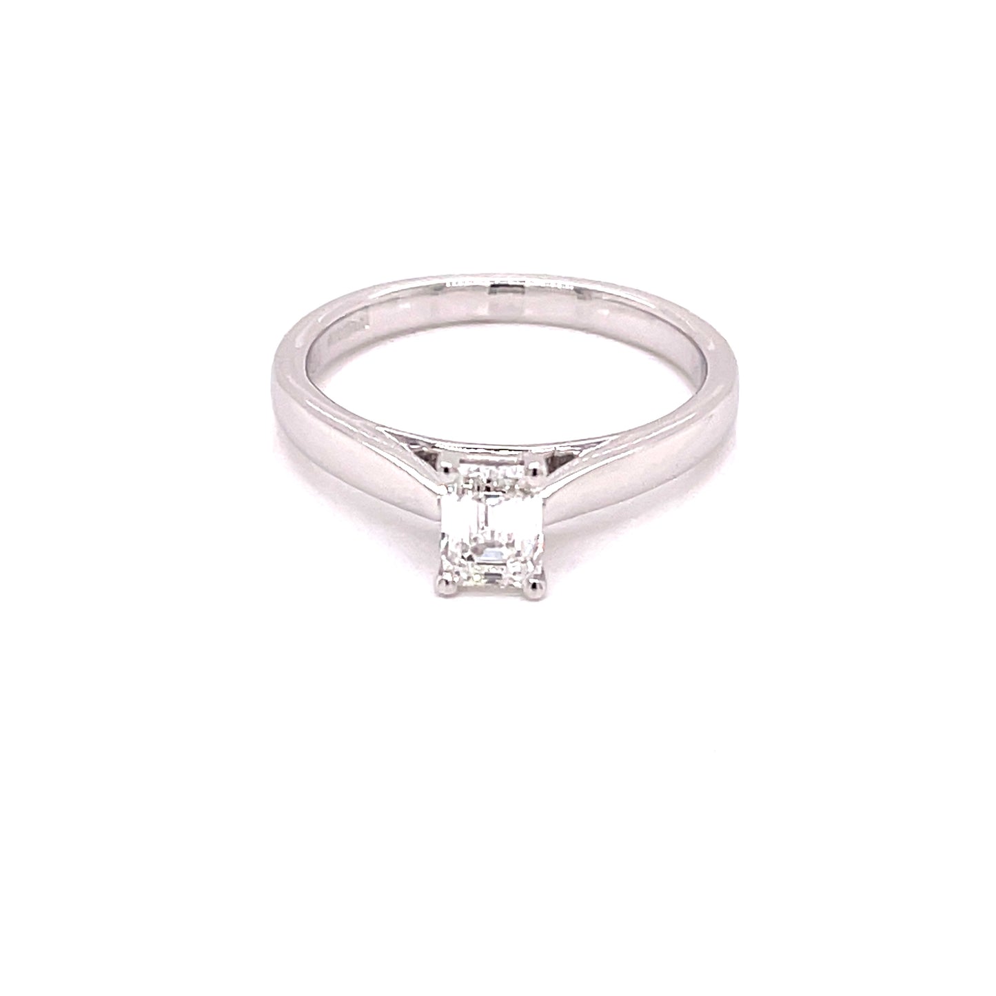 Emerald Cut Diamond Solitaire Ring - 0.50cts Gardiner Brothers