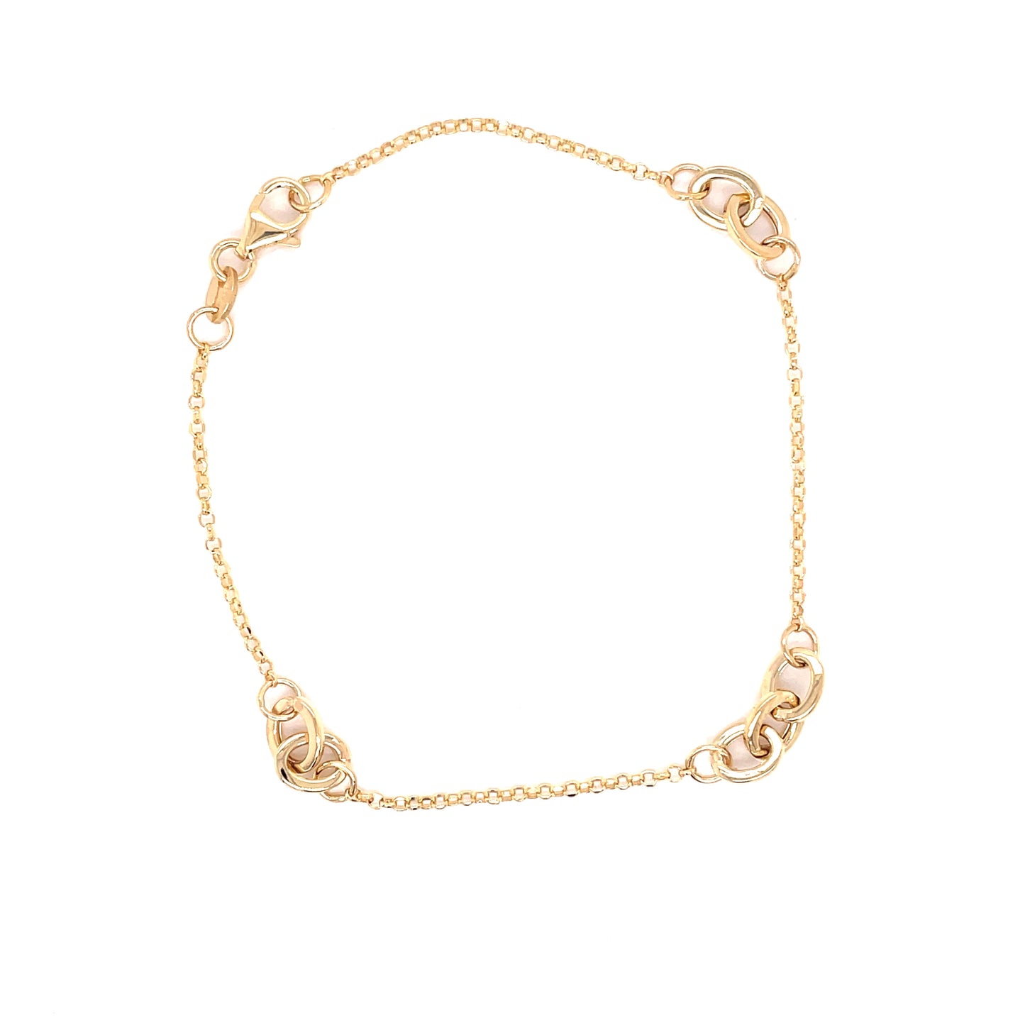 Yellow Gold Circles Bracelet Gardiner Brothers