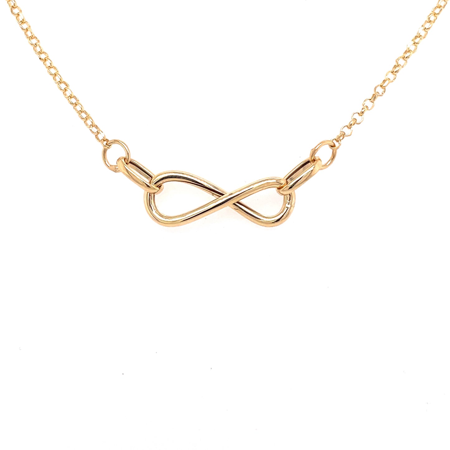 Yellow Gold Infinity Knot Pendant Gardiner Brothers