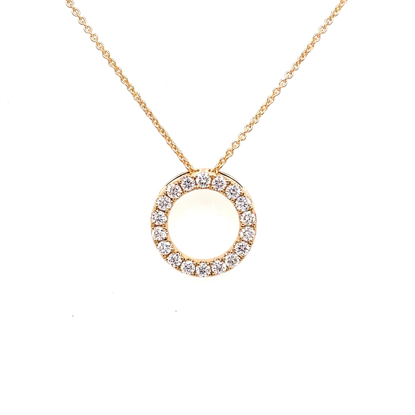 Diamond Circle Pendant - 0.35cts Gardiner Brothers