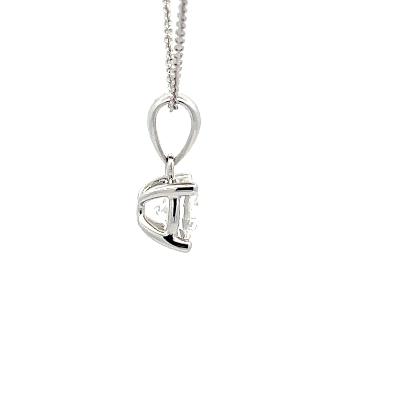 LAB GROWN ROUND BRILLIANT CUT DIAMOND SOLITAIRE PENDANT - 1.03CTS Gardiner Brothers