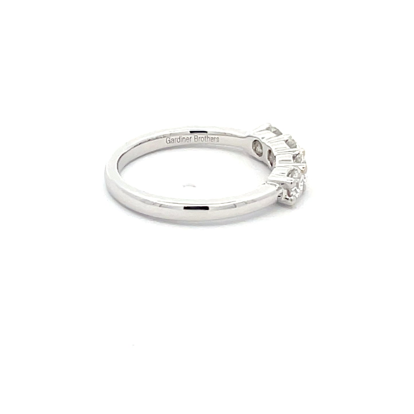 Round Brilliant cut Diamond 4 Stone ring - 0.75cts Gardiner Brothers