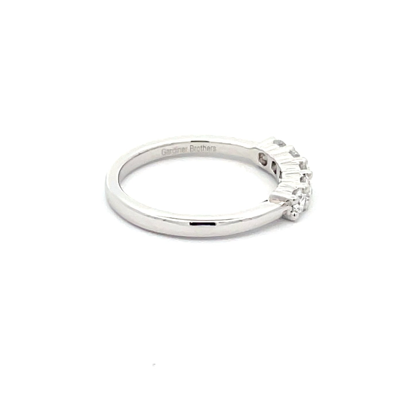 Round Brilliant cut Diamond 5 Stone ring - 0.51cts Gardiner Brothers