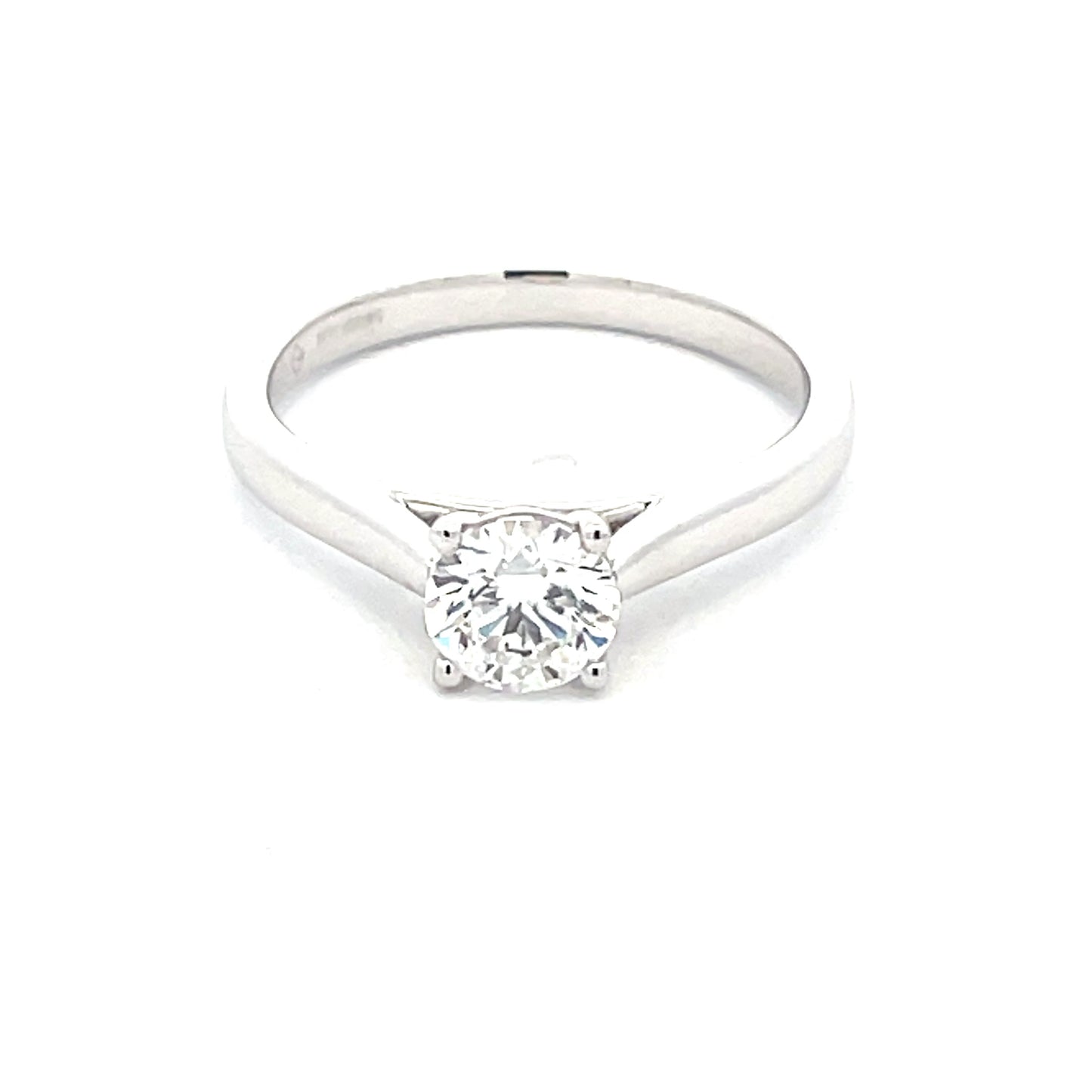 Lab grown Round Brilliant Cut Diamond Solitaire Ring - 0.71cts  Gardiner Brothers   