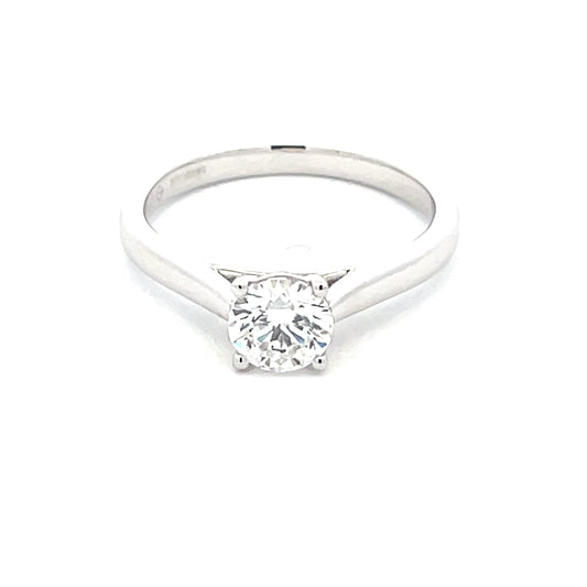 Lab grown Round Brilliant Cut Diamond Solitaire Ring - 0.71cts  Gardiner Brothers   