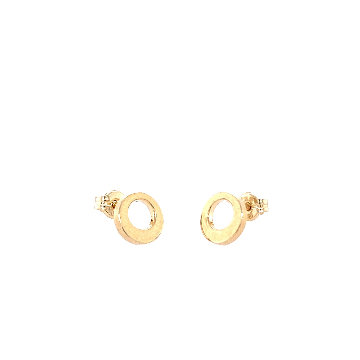 Yellow Gold Round Stud Earrings Gardiner Brothers