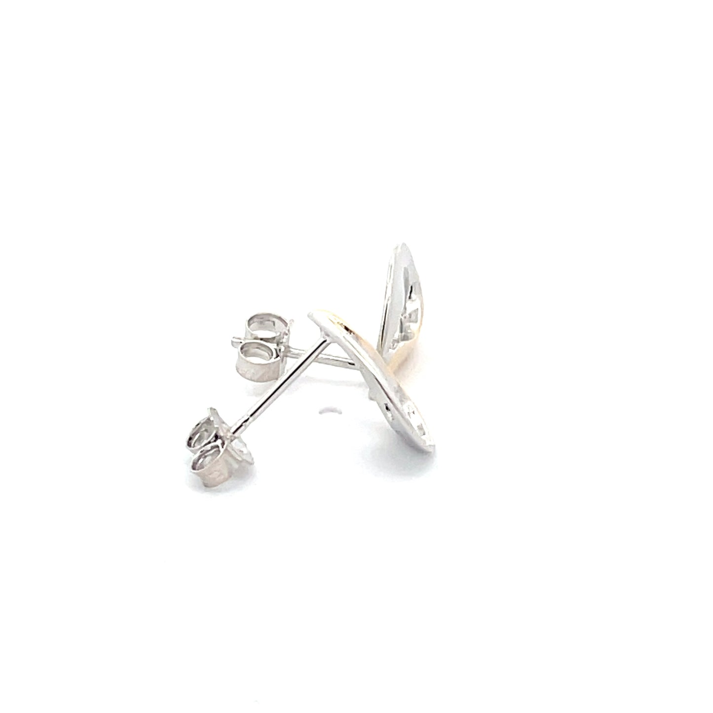 Yellow and White Gold Teardrop earrings Gardiner Brothers