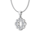 Eclipse Collection All Diamond Circle Pendant  Gardiner Brothers   