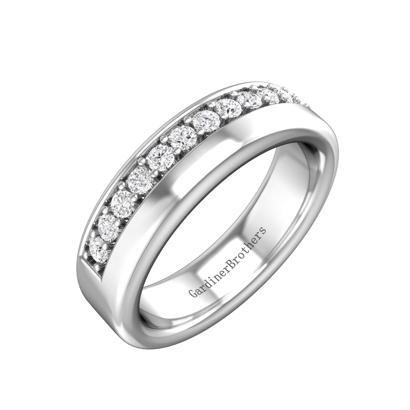 Pave wedding bands deals
