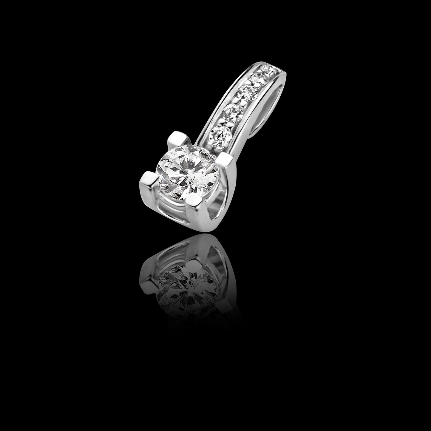 BelleChique Range Diamond Solitaire Pendant Gardiner Brothers