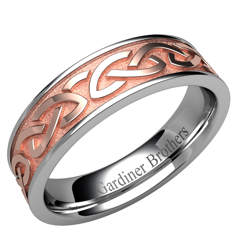 Celtic Wedding Ring  Gardiner Brothers   