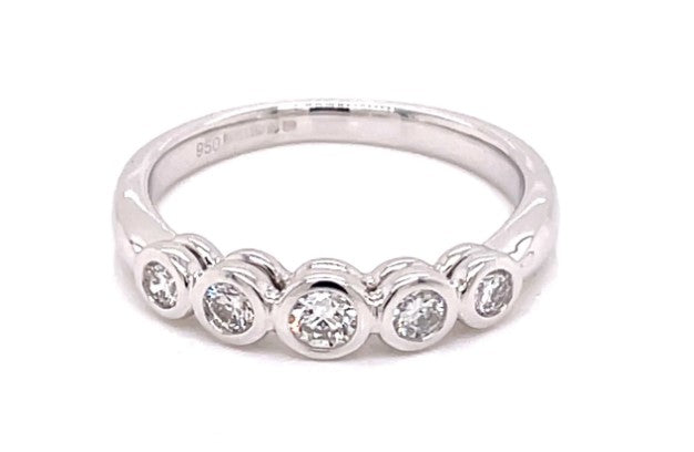 Round Brilliant Cut Diamond 5 Stone Ring Gardiner Brothers