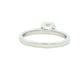Platinum Aurora Cut Diamond Solitaire Ring - 1.04cts