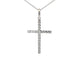 White Gold Diamond Cross Pendant  Gardiner Brothers   