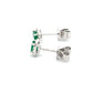 Emerald and Diamond Halo Style Earrings  Gardiner Brothers   