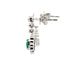 Emerald and Diamond Cluster Style Drop Earrings  Gardiner Brothers   