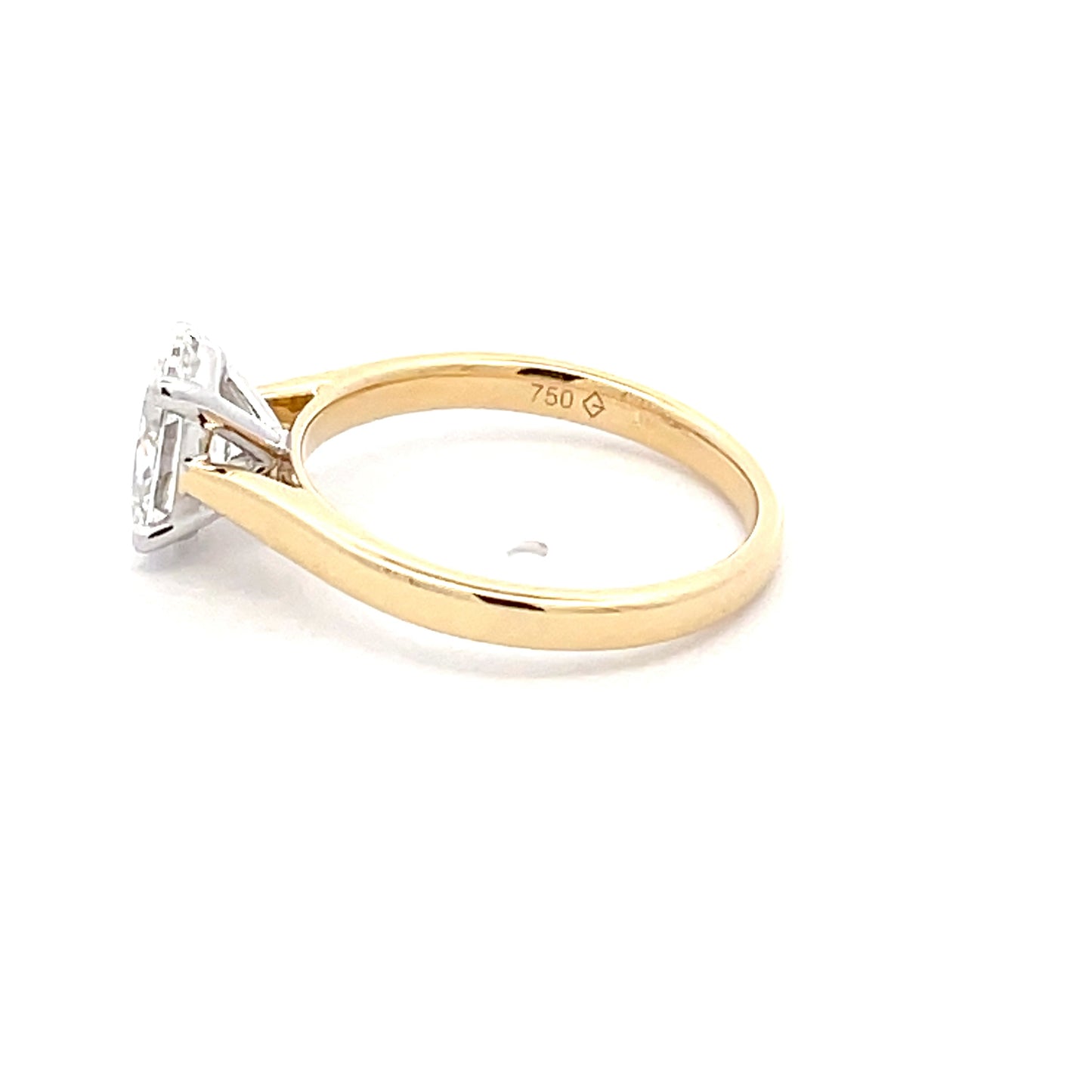 LAB GROWN OVAL SHAPED DIAMOND SOLITAIRE RING - 1.21CTS  Gardiner Brothers   