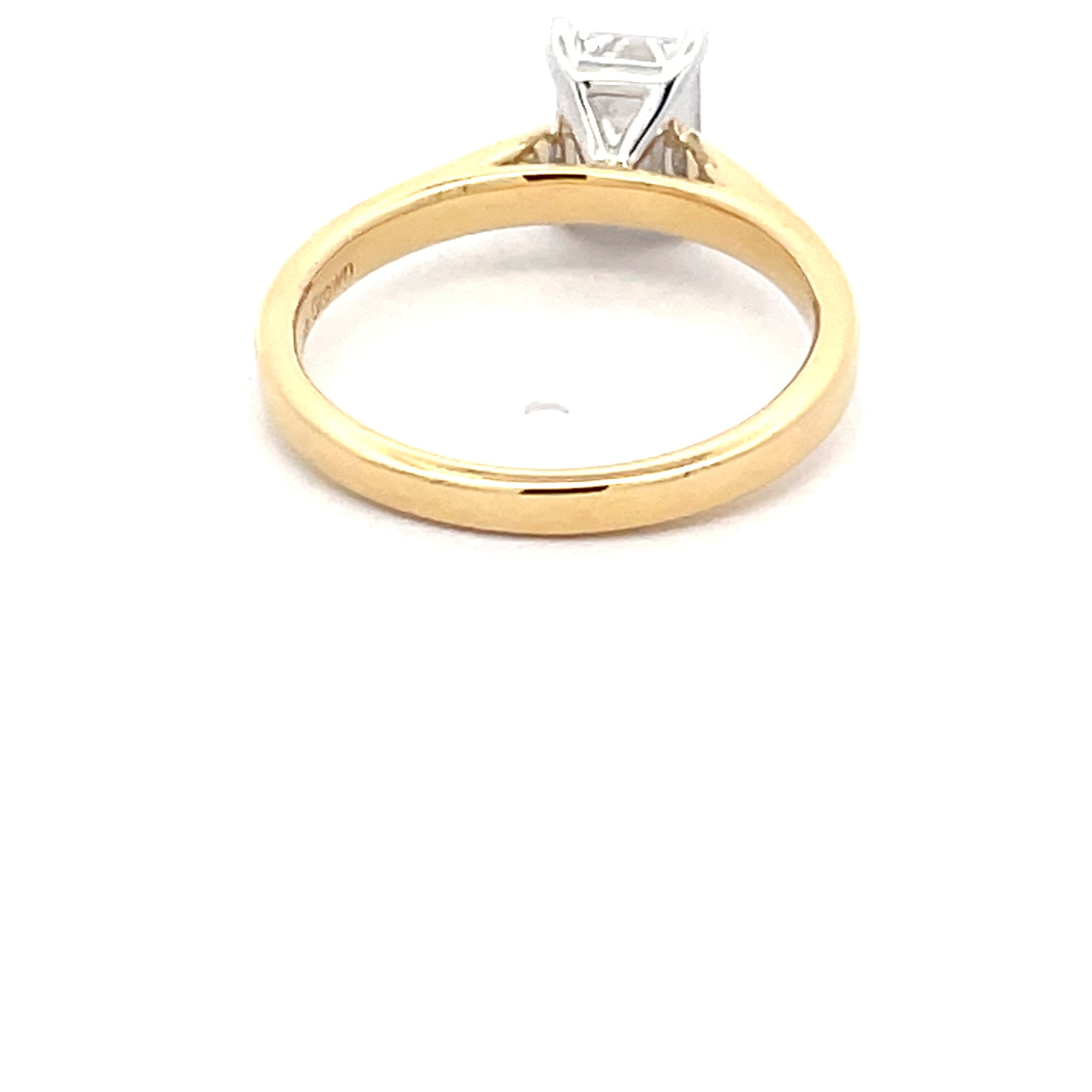 Lab Grown Emerald Cut Diamond Solitaire Ring - 1.20cts  Gardiner Brothers   