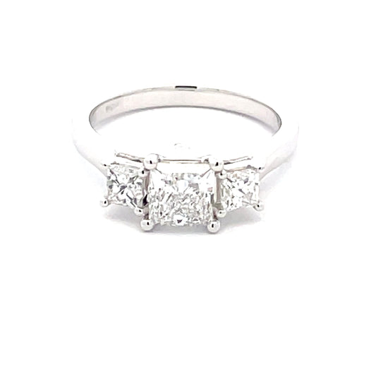 Princess Cut 3 Stone Diamond Ring - 1.60cts  Gardiner Brothers   