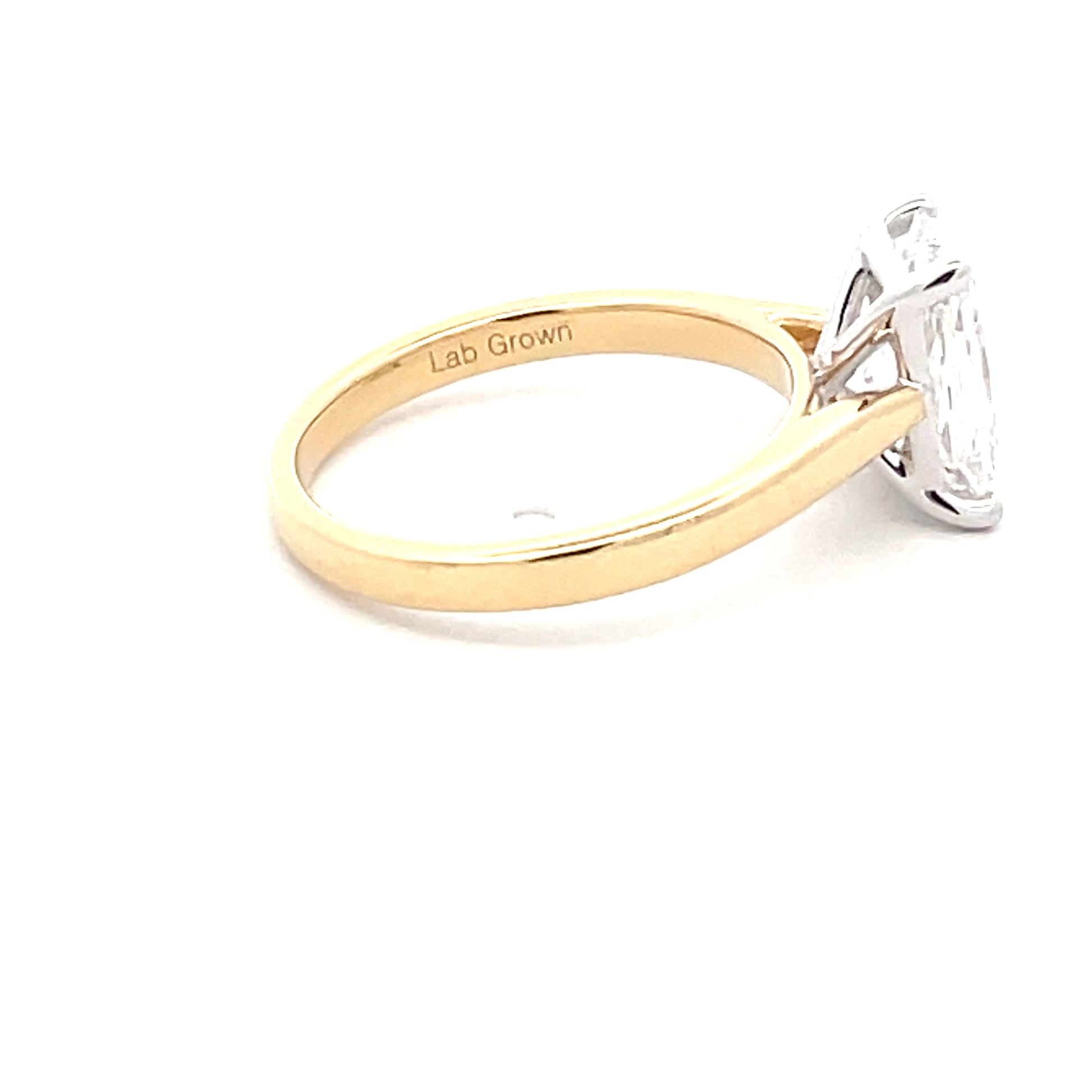 Lab Grown Radiant Cut Diamond solitaire Ring - 2.00cts Gardiner Brothers