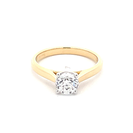 ROUND BRILLIANT CUT DIAMOND SOLITAIRE RING - 1.00CTS  Gardiner Brothers   