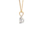 Round brilliant Cut Diamond Solitaire Pendant - 0.30cts  Gardiner Brothers   