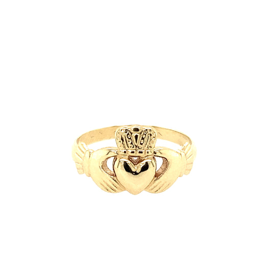 Yellow Gold Claddagh Ring  Gardiner Brothers   