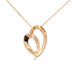 Yellow Gold Fancy heart Pendant  Gardiner Brothers   