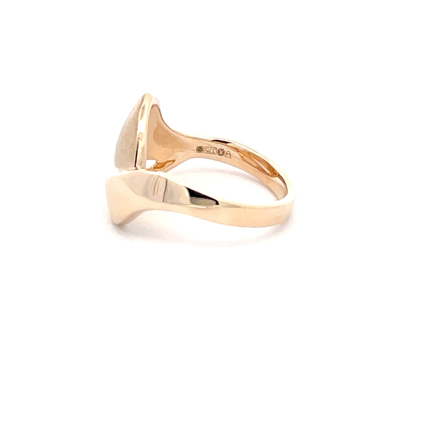 Yellow Gold Split Blade Ring  Gardiner Brothers   