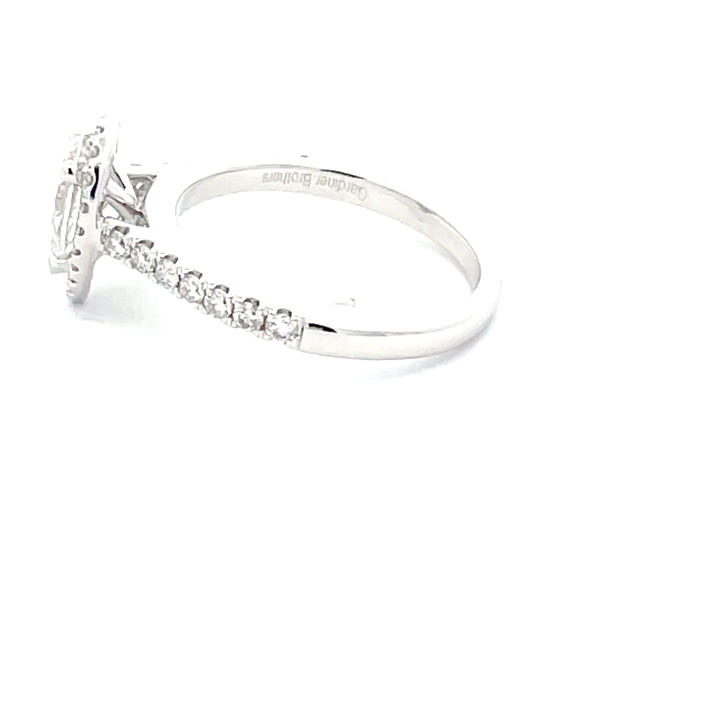 Pear Shaped Diamond Halo Style Ring - 1.08cts  Gardiner Brothers   