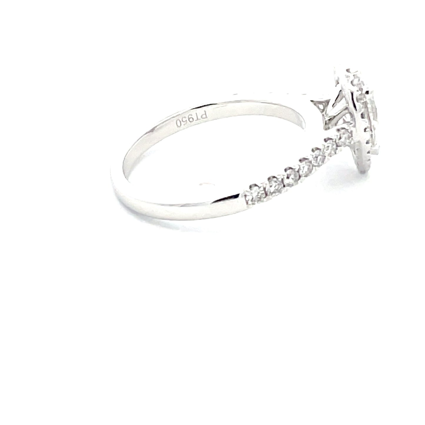 Pear Shaped Diamond Halo Style Ring - 1.08cts  Gardiner Brothers   