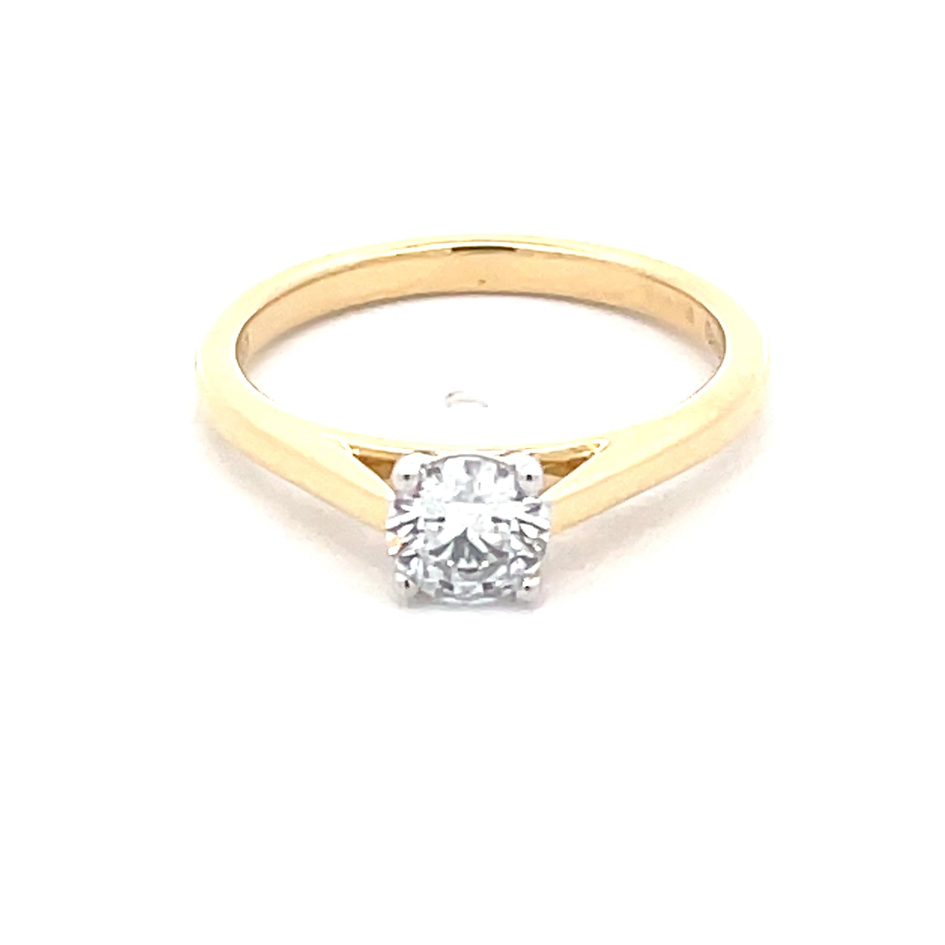 Round Brilliant Cut Diamond Solitaire Ring - 0.50cts  Gardiner Brothers   