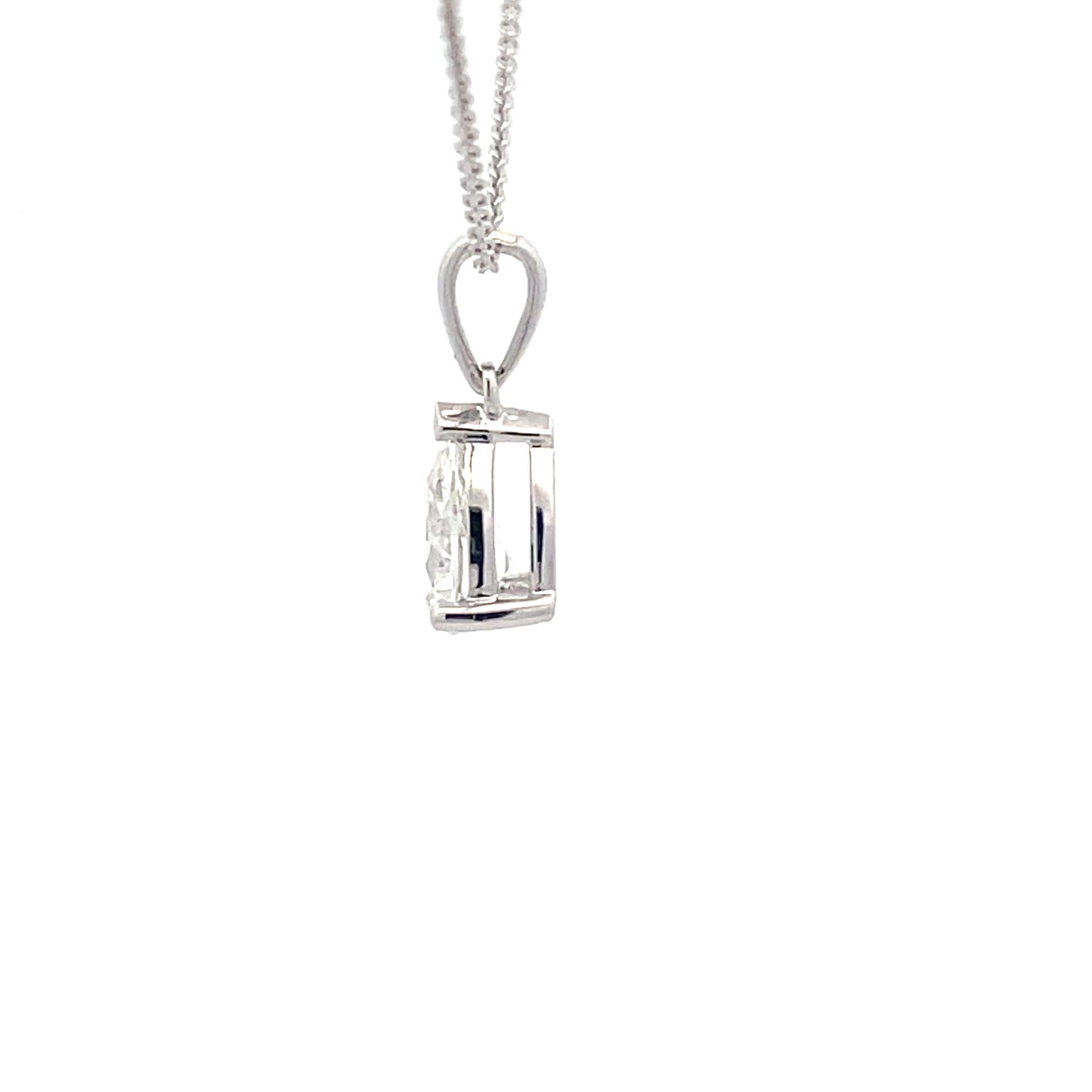 Pear Shaped Diamond Solitaire Pendant - 0.70cts  Gardiner Brothers   