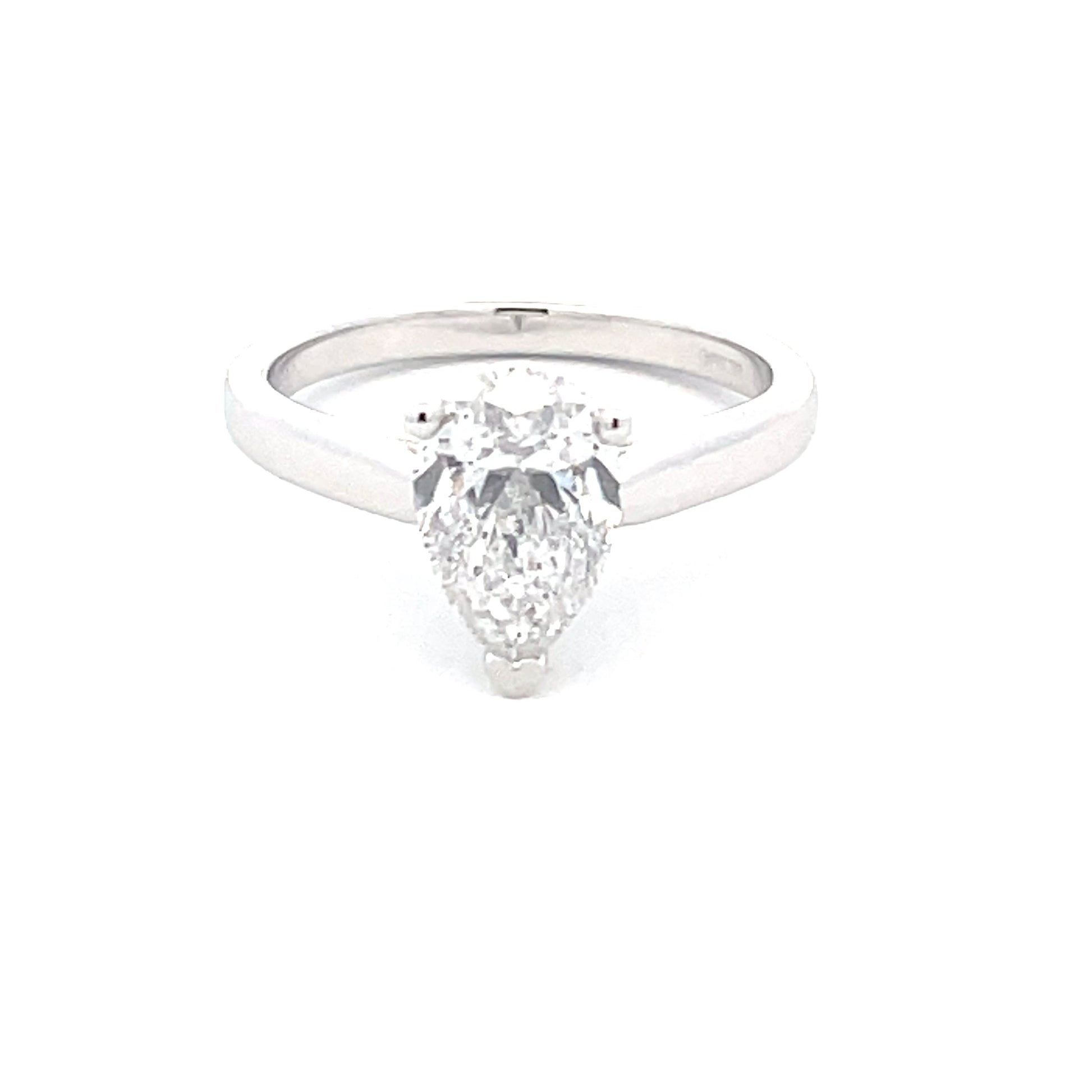 Pear Shaped Diamond Solitaire Ring - 1.51cts  Gardiner Brothers   