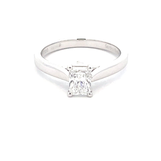 Radiant Cut Diamond Solitaire Ring - 0.70cts  Gardiner Brothers   