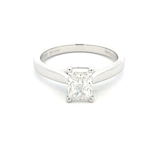 Radiant Cut Diamond Solitaire Ring - 1.03cts  Gardiner Brothers   