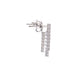 Round Brilliant Cut Diamond Double Stick Style Earring  Gardiner Brothers   