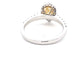 Pear Shaped Yellow Diamond Halo Cluster Style Ring - 0.90cts  Gardiner Brothers   
