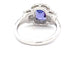 Tanzanite and Diamond Fancy Cluster Style Ring  Gardiner Brothers   
