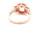 Morganite and Diamond Fancy style cluster ring  Gardiner Brothers   