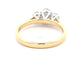 Aurora cut Oval and round Diamond 3 Stone Ring - 0.85cts  Gardiner Brothers   