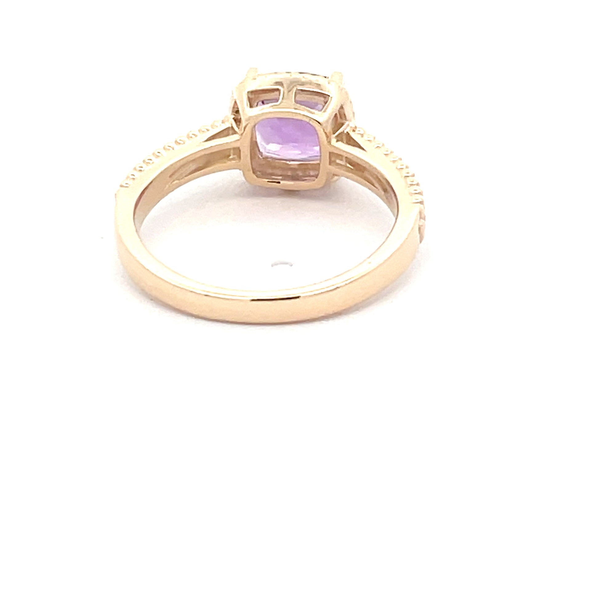 Twisted Wire Style Ring with Amethyst  Gardiner Brothers   