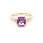 Twisted Wire Style Ring with Amethyst  Gardiner Brothers   