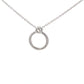 Round Brilliant Cut Diamond Circle Pendant  Gardiner Brothers   