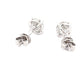 Lab Grown Round Brilliant Cut Diamond Solitaire Earrings - 1.41cts  Gardiner Brothers   
