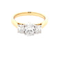 Lab Grown Oval Diamond 3 Stone Ring - 1.05cts  Gardiner Brothers   