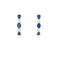 Sapphire and Diamond Hoop Style Earrings  Gardiner Brothers   