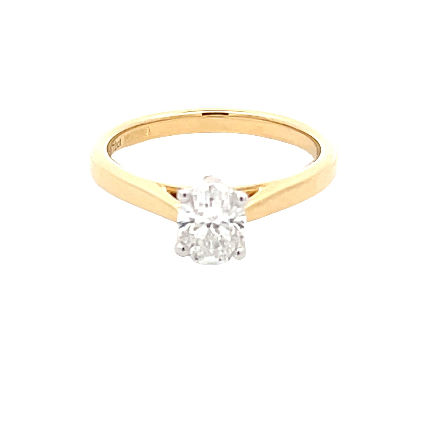 Oval Aurora Cut Diamond Solitaire Ring - 0.72cts  Gardiner Brothers   